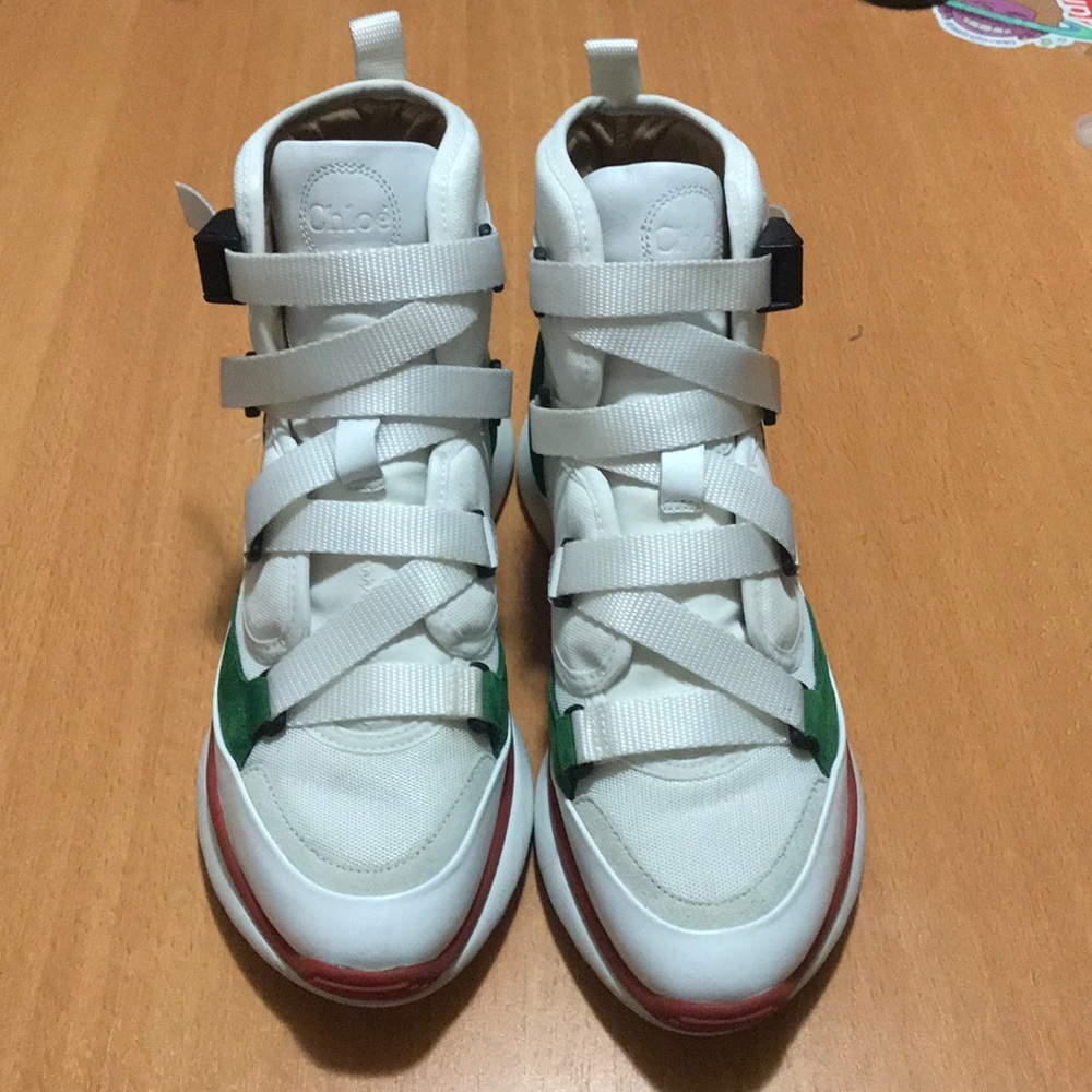 Chloe | Sonnie high top sneakers size 8